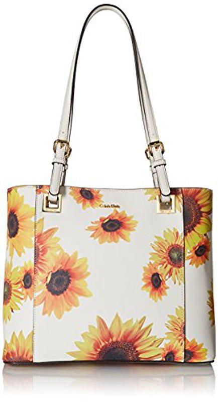 Calvin Klein Sunflower Purse Deals, 53% OFF | www.smokymountains.org