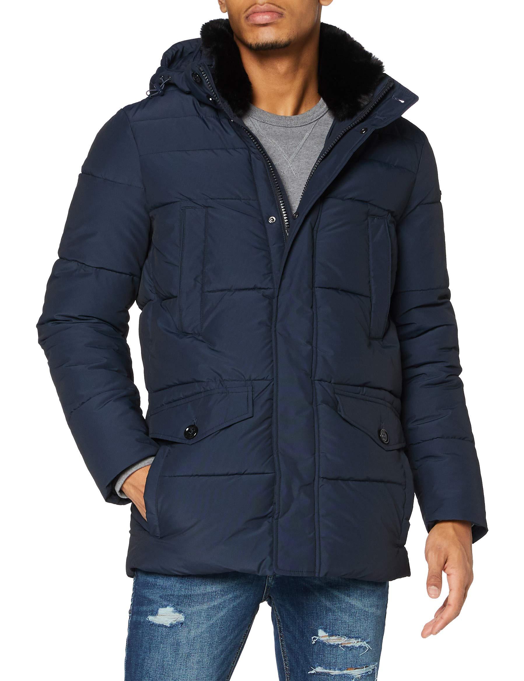 Geox M Kelthor Parka Chaqueta Acolchada para Hombre Hombre Ropa de abrigo  olivi.com.br