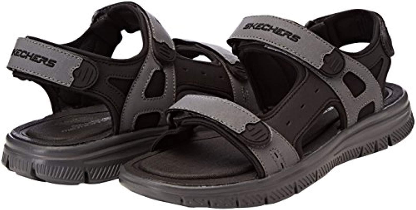 skechers men 51874 ankle strap sandals