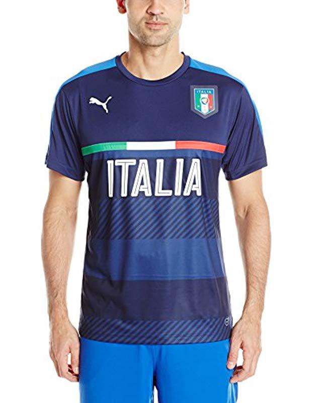 Puma men's figc italia training jersey Clearance