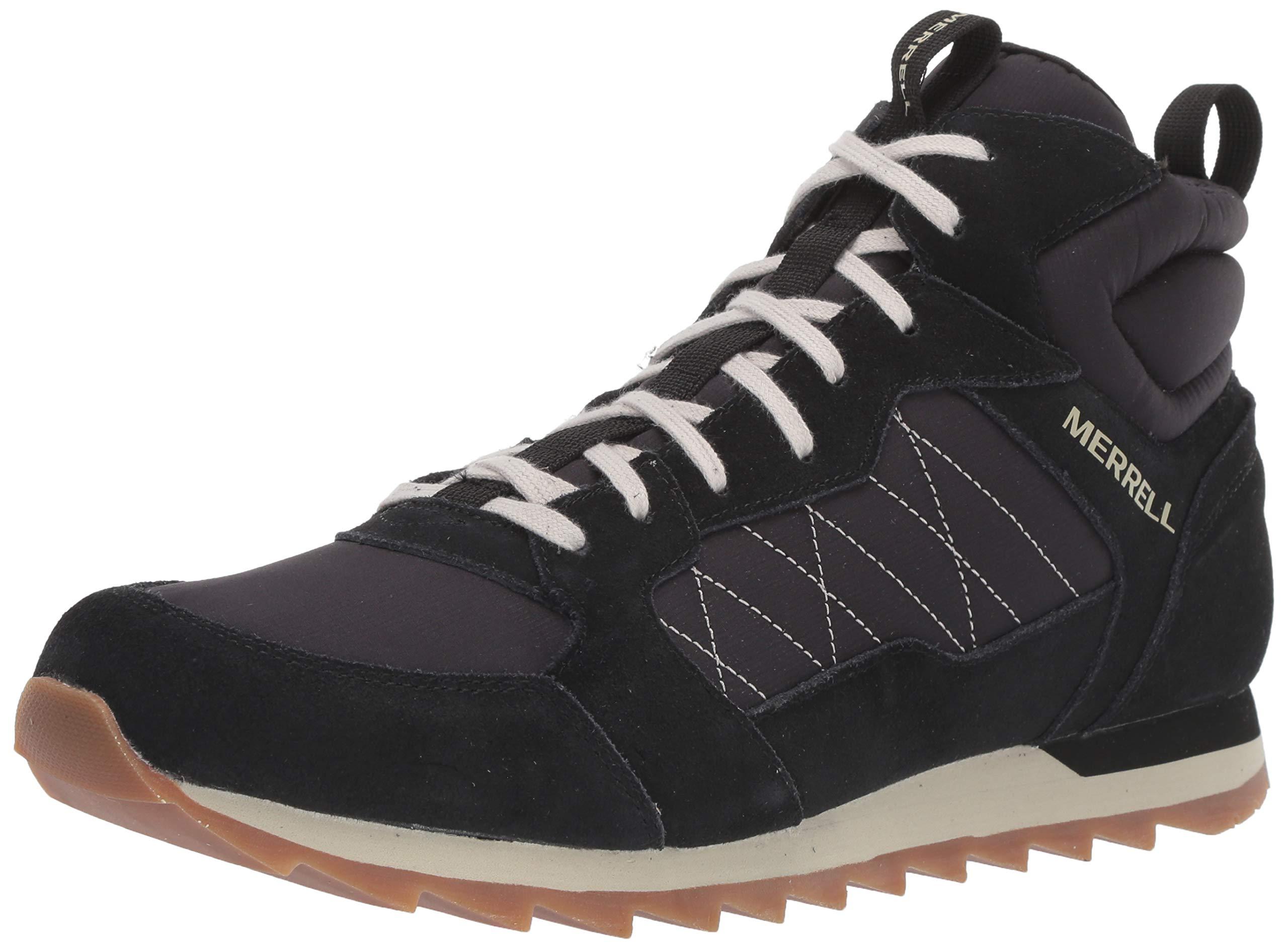 Merrell Alpine Sneaker Mid Fashion Boot in Black for Men | Lyst