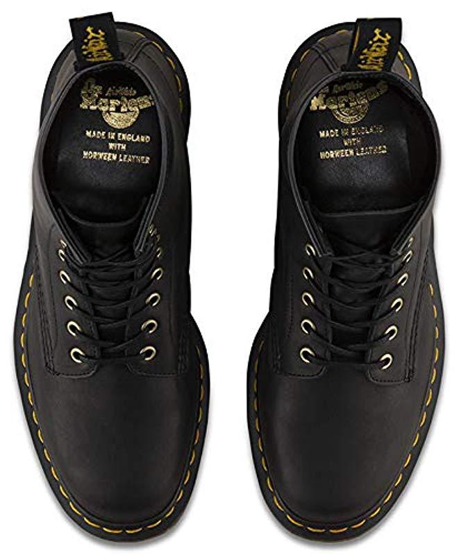 Dr. Martens Made In England 1460 Black Dublin Horween Leather Ankle Boots  for Men | Lyst UK