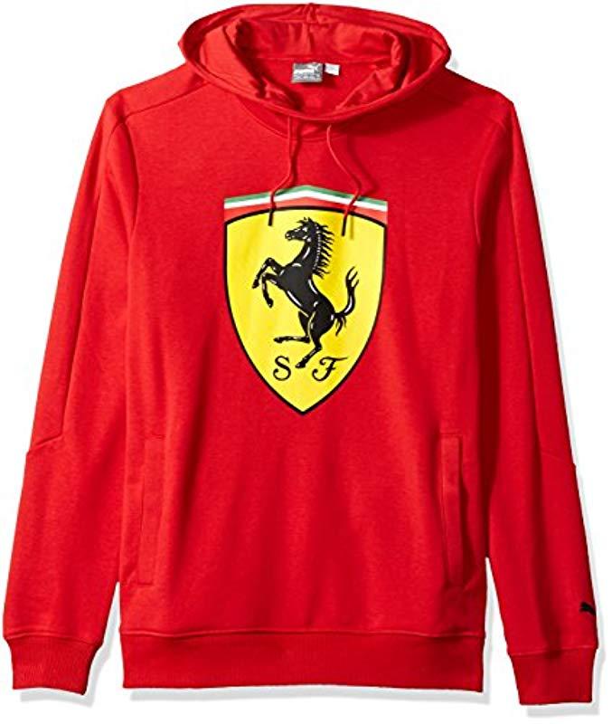 ferrari hoodie red