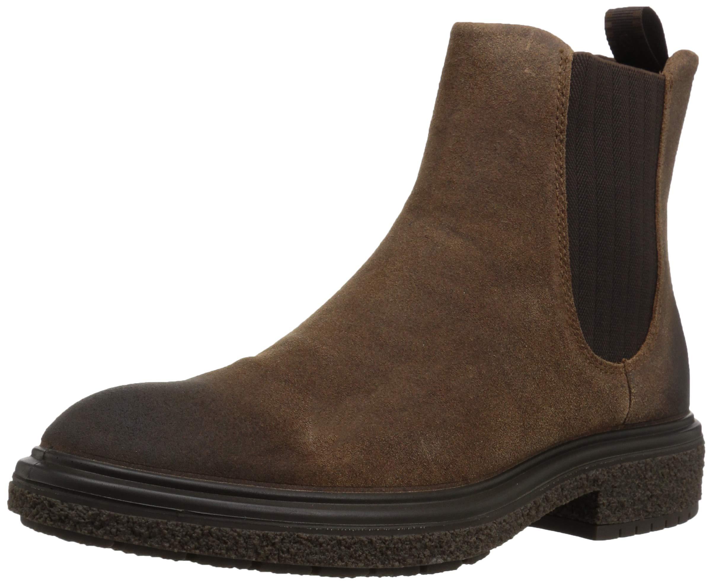 Ecco Rubber Crepetray Chelsea Boot in Cocoa Brown Suede (Brown) for Men Lyst