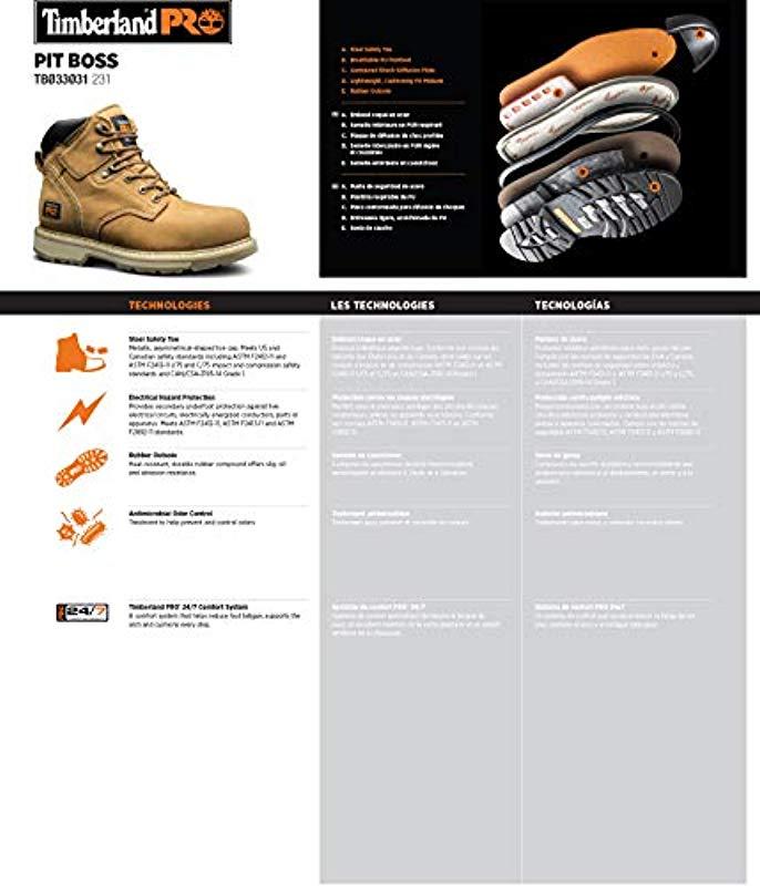 timberland pro pit boss uk