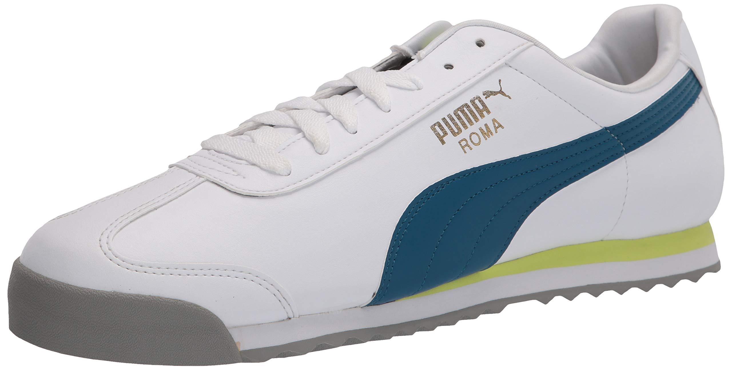 PUMA Leather Roma Sneaker in Blue - Save 27% - Lyst