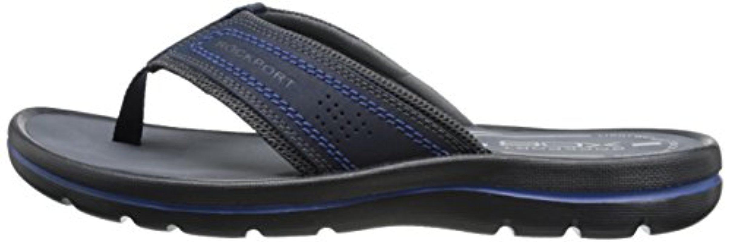 Rockport Get Your Kicks Thong Sandal in Blue for Men Lyst