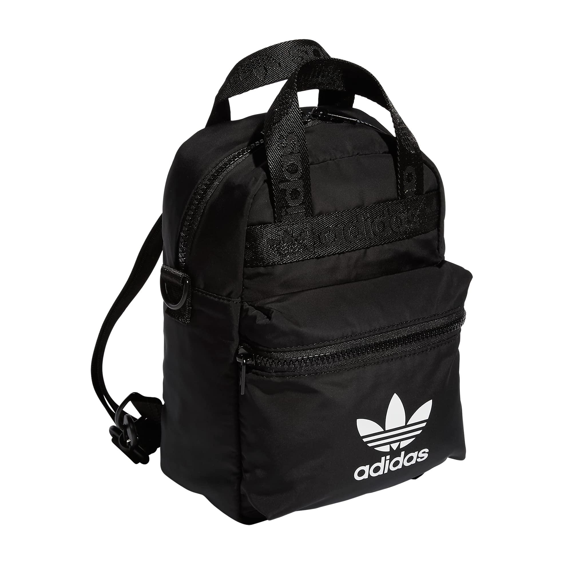 adidas Originals Micro Backpack Small Mini Travel Bag in Black | Lyst