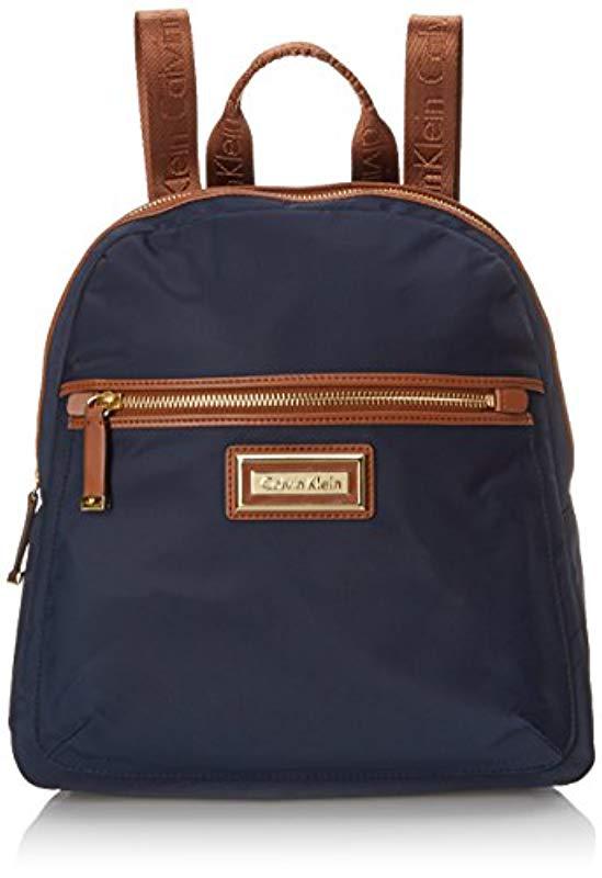 Calvin Klein Belfast Nylon Key Item Backpack in Black Lyst