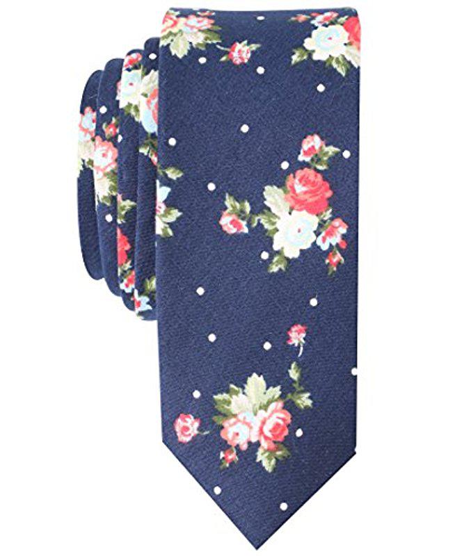 Original Penguin Mens Lemongrass Floral Tie