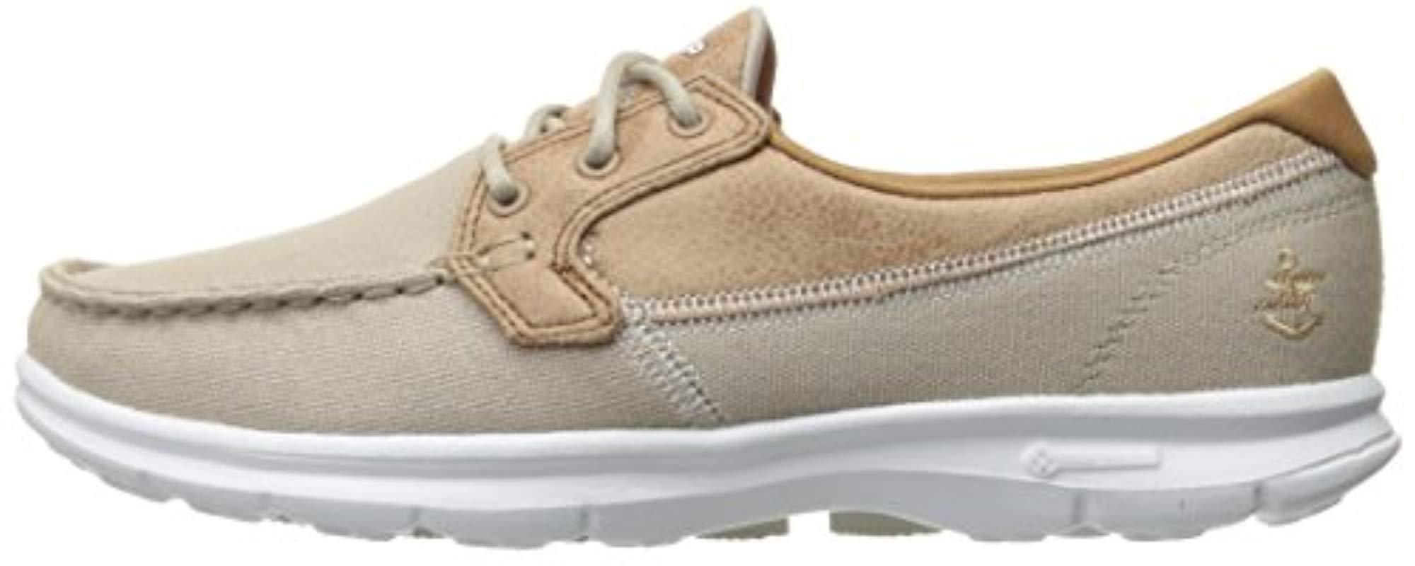 skechers go step mujer beige