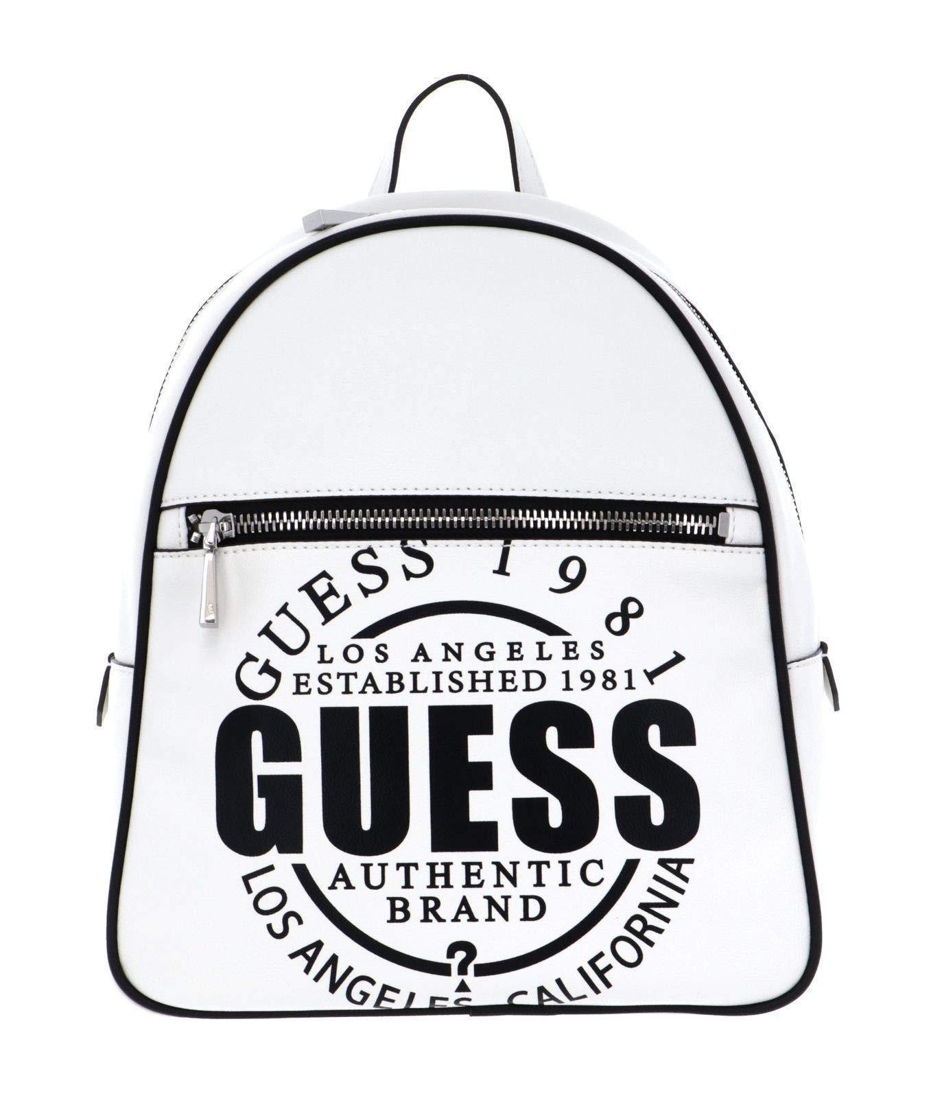 Borsa Guess zaino Vikky ecopelle bianco multilogo donna BS22GU127 KP699532