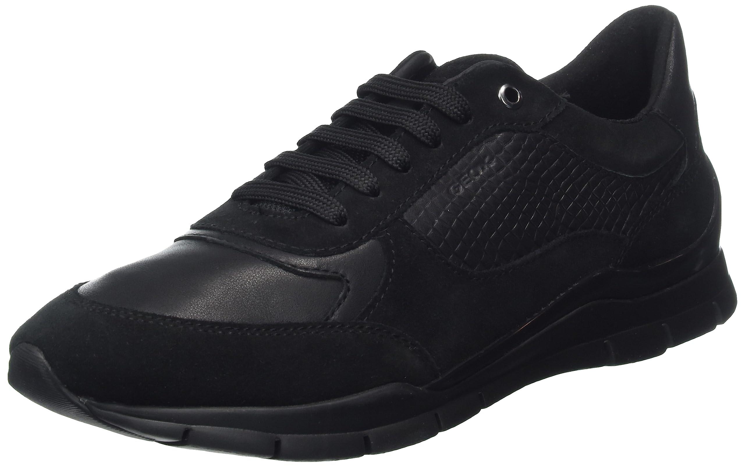 Geox D Sukie A Sneaker in Black | Lyst UK