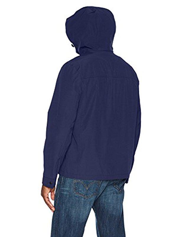 levi's men's arctic cloth performance hooded rain jacket