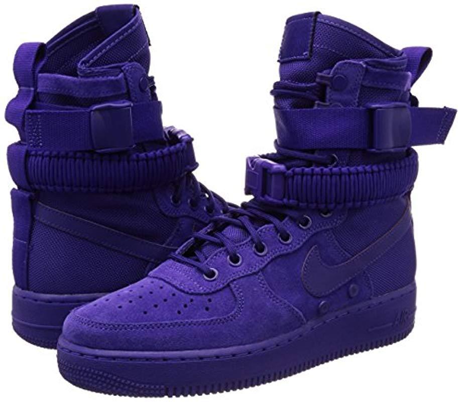 nike sf af1 high purple