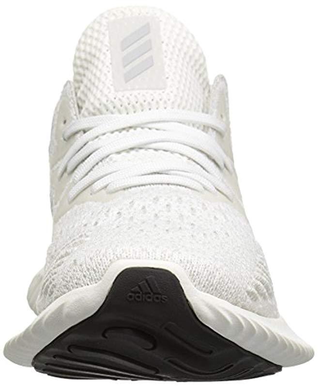 Adidas Lace Alphabounce Beyond Shoes In Cloud White Grey Two Grey On Gray Lyst