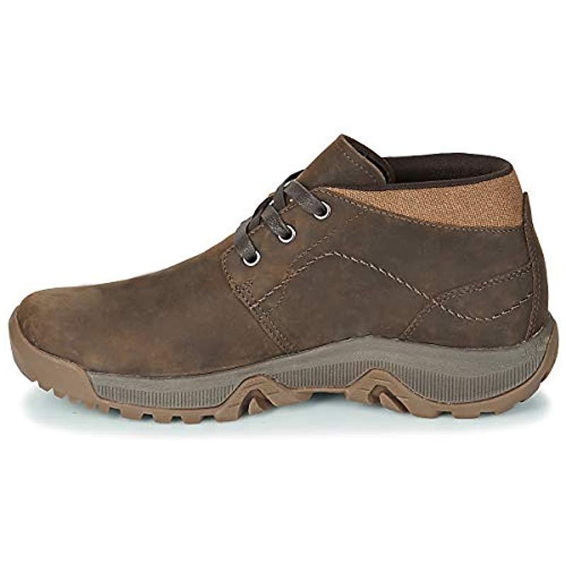 Merrell Anvik Pace Chukka Mid Boots in Brown for Men | Lyst UK