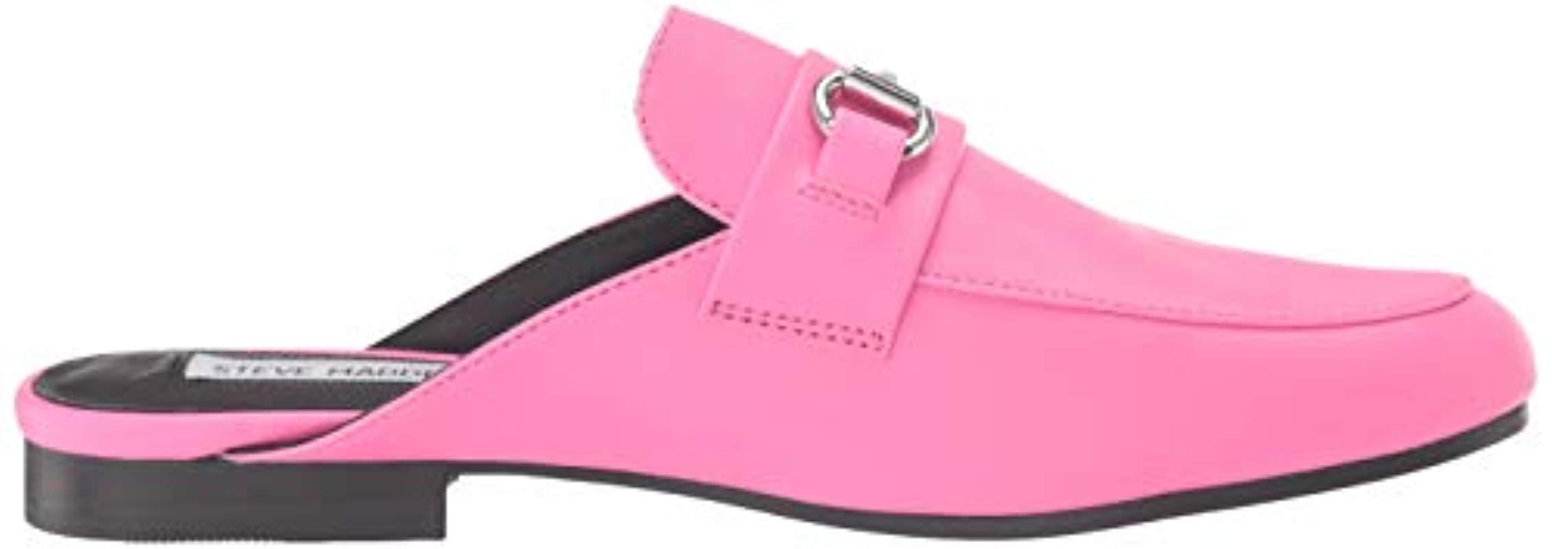 pink steve madden slip ons