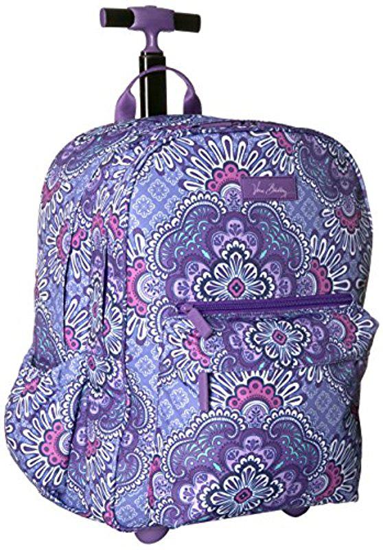 vera bradley rolling backpack