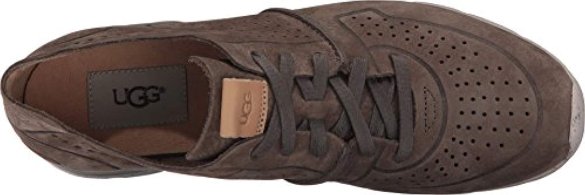 UGG Leather Tye Fashion Sneaker,slate,7.5 M Us in Brown - Save 41% - Lyst