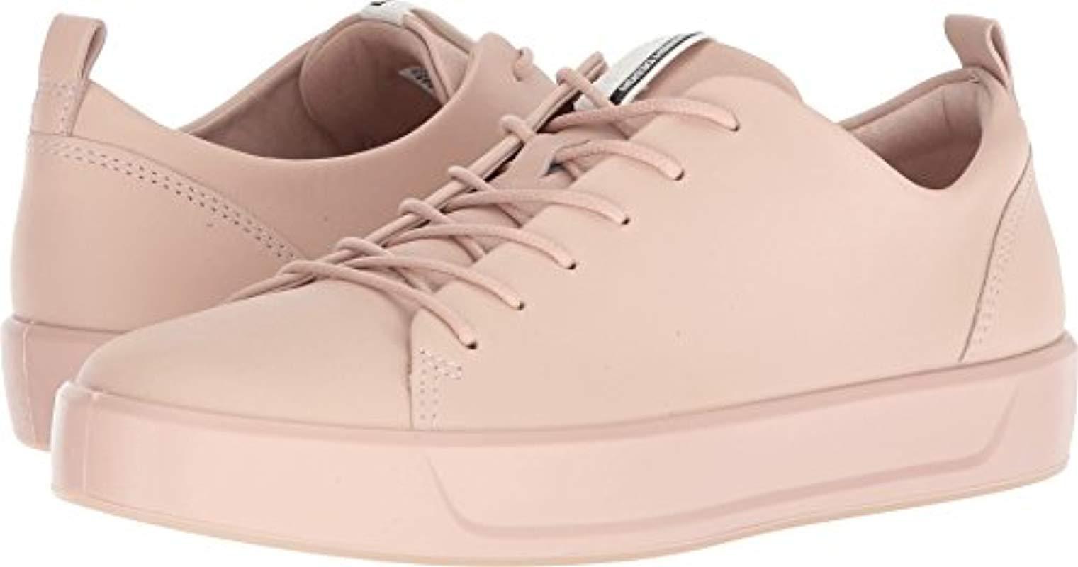 Ecco Leather Soft 8 Fashion Sneaker in White - Save 68% - Lyst