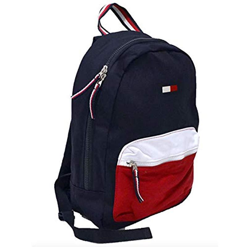 tommy hilfiger canvas backpack