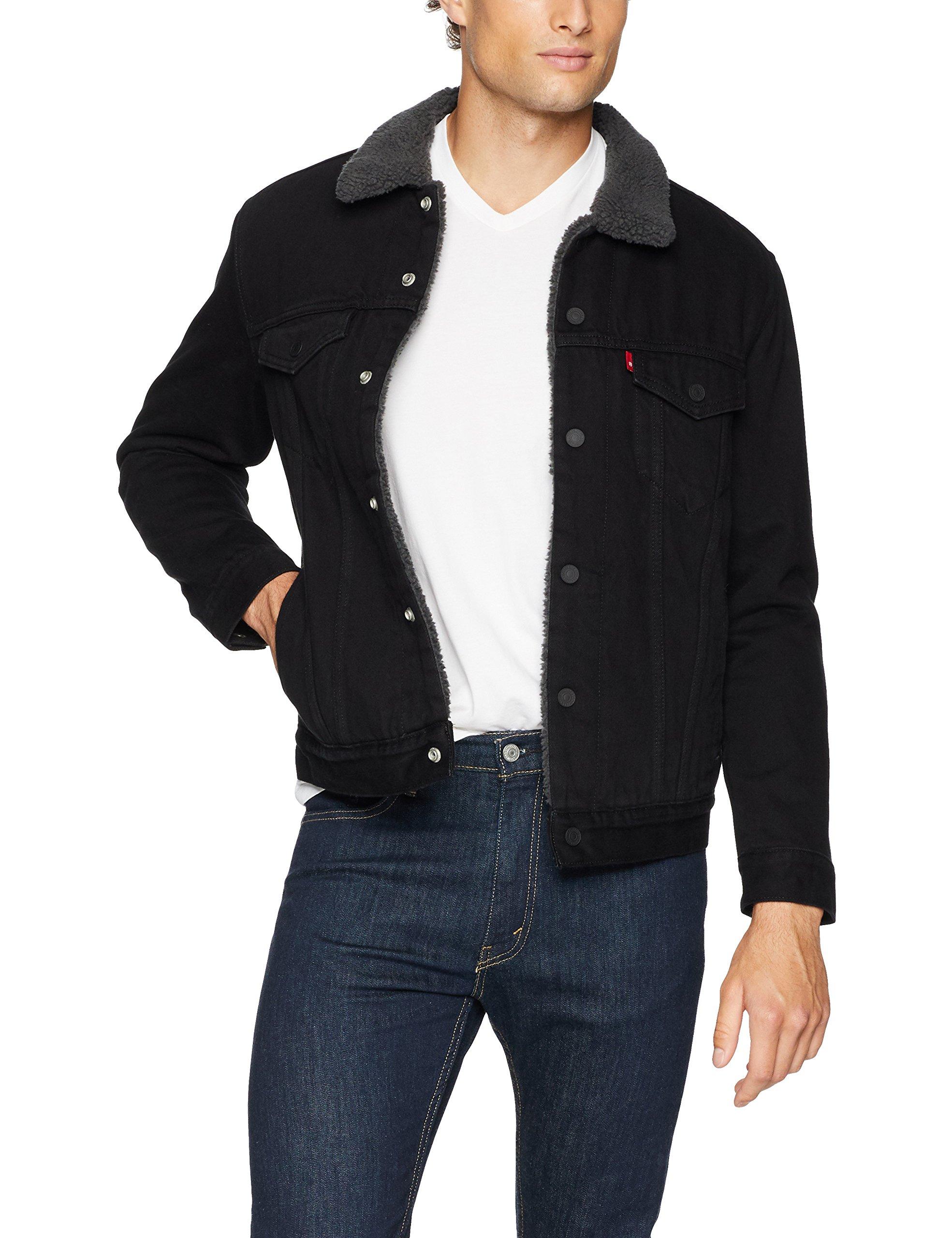 Levi's Type Iii Sherpa Jacket in Black for Men - Save 27% - Lyst