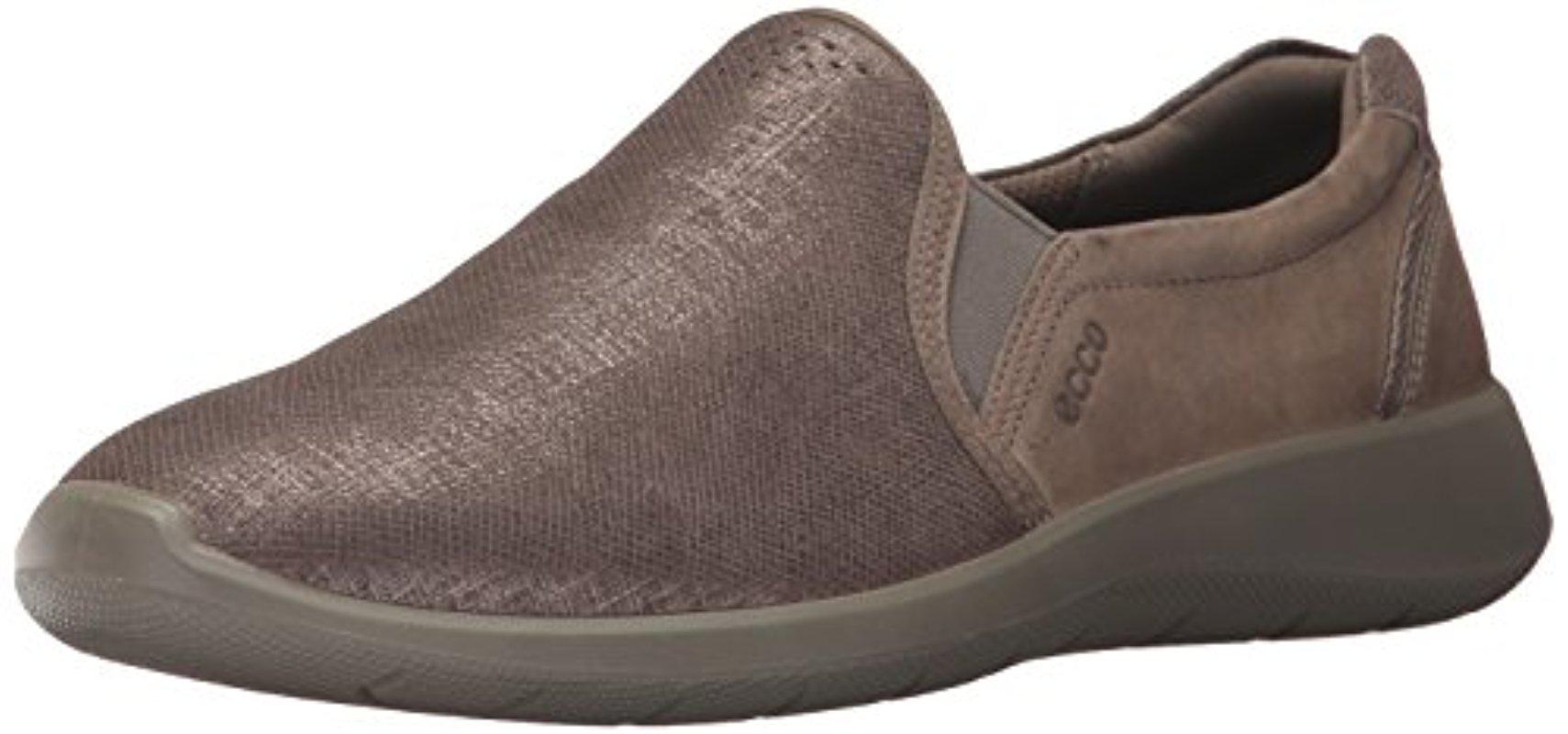 Ecco Leather Soft 5 Slip On Sneaker in 