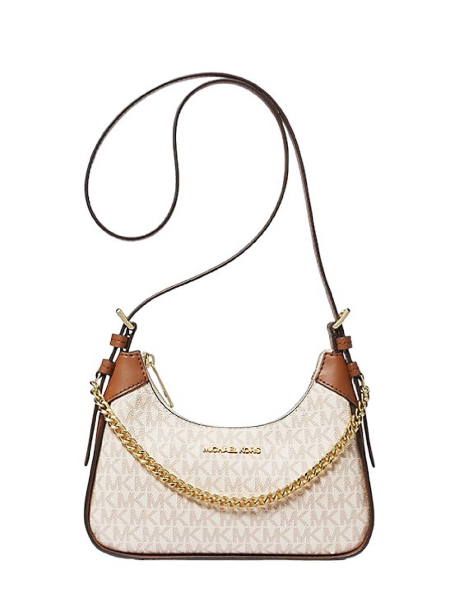 Michael Kors Wilma Small Signature Logo Crossbody Bag in Natur Lyst DE
