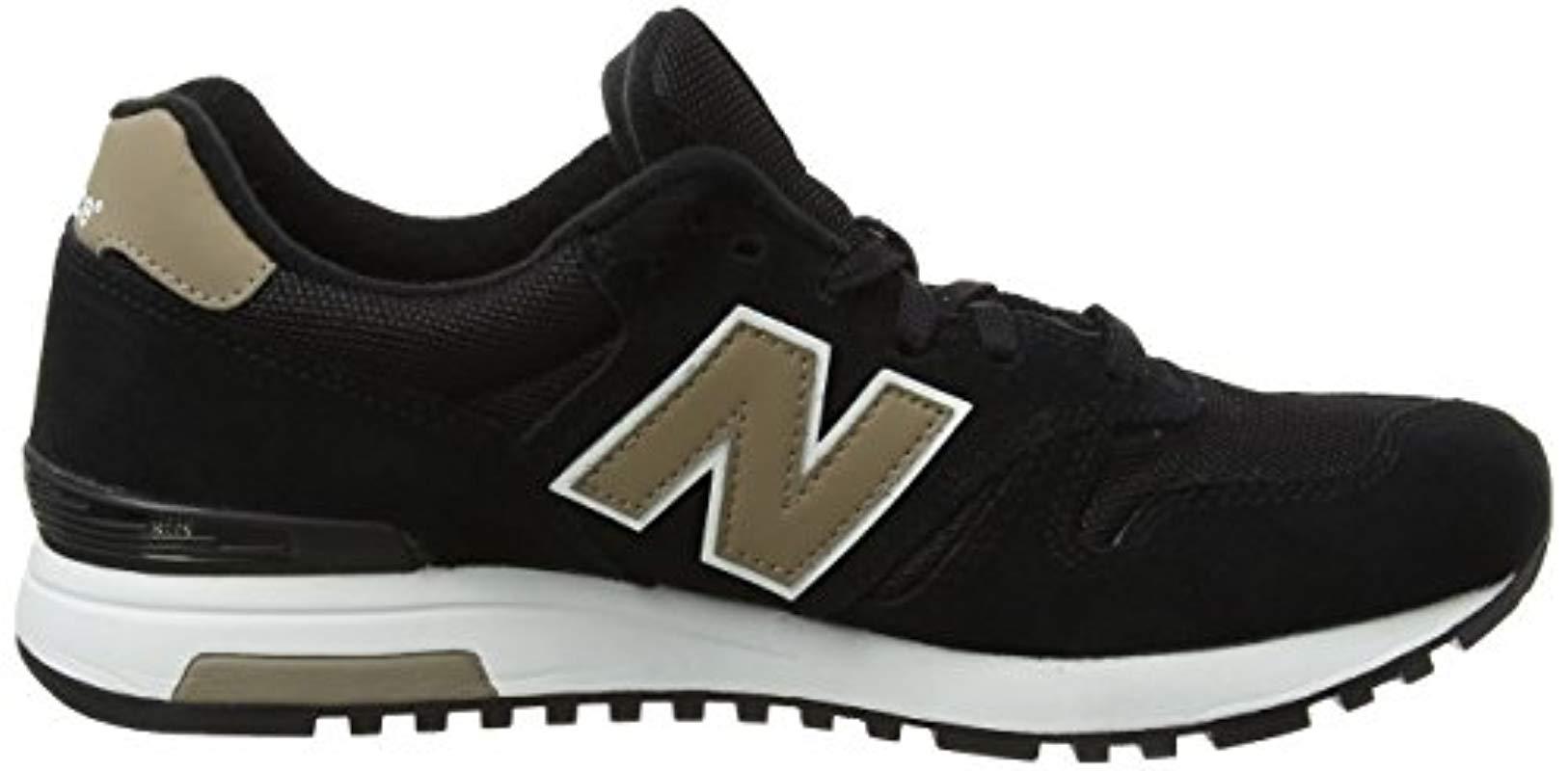 New Balance Suede M565 Classic Running Shoes in Black (Black) (Black) for Men - Lyst