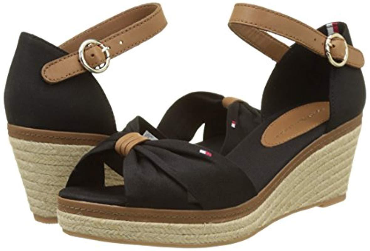 Tommy Hilfiger E1285lba Heeled Shoes With Ankle Strap in Black - Save 31% - Lyst