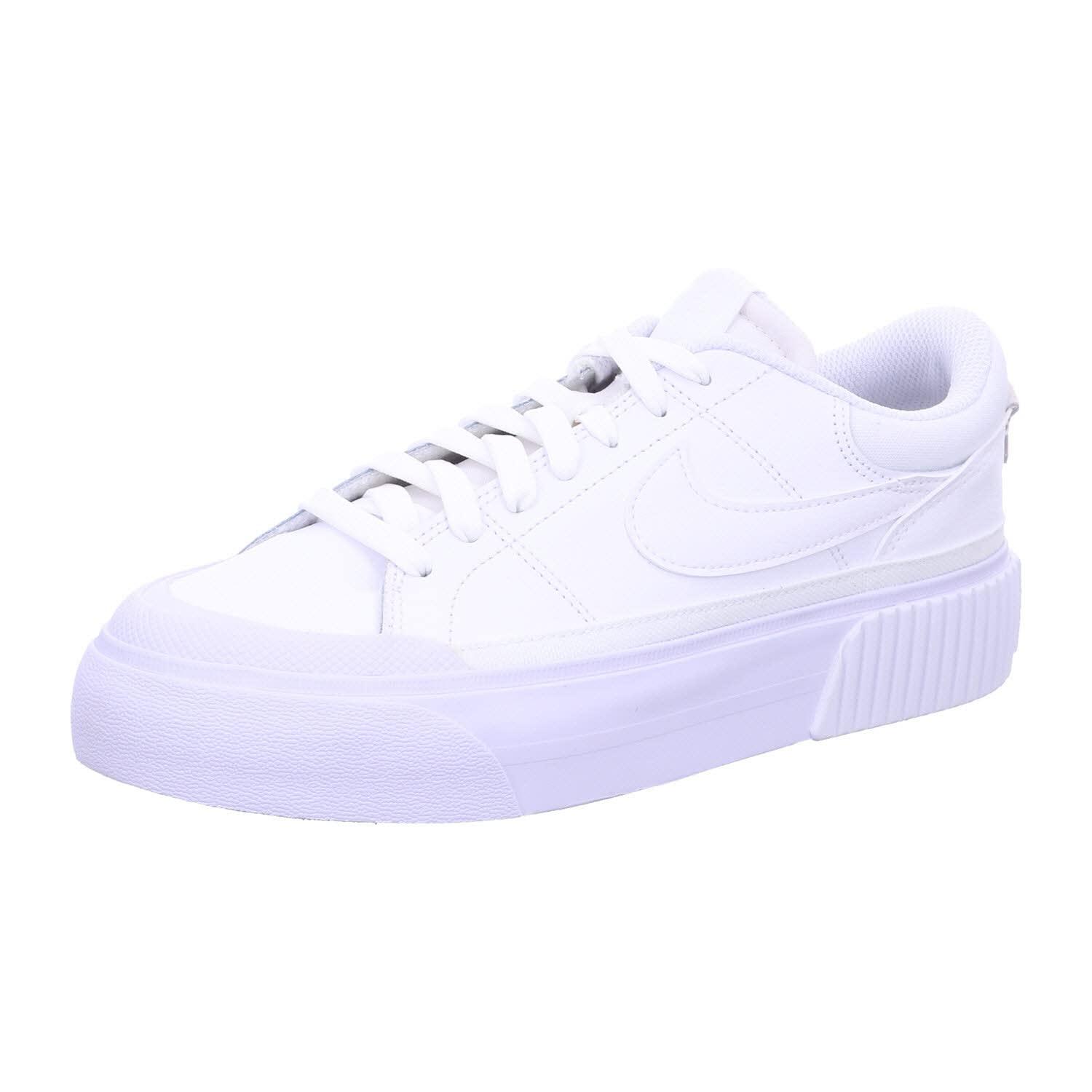 white nike platform shoes