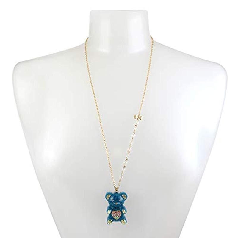 Betsey Johnson Gummy Bear Long Pendant 