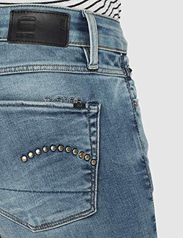 3301 studs mid skinny jeans