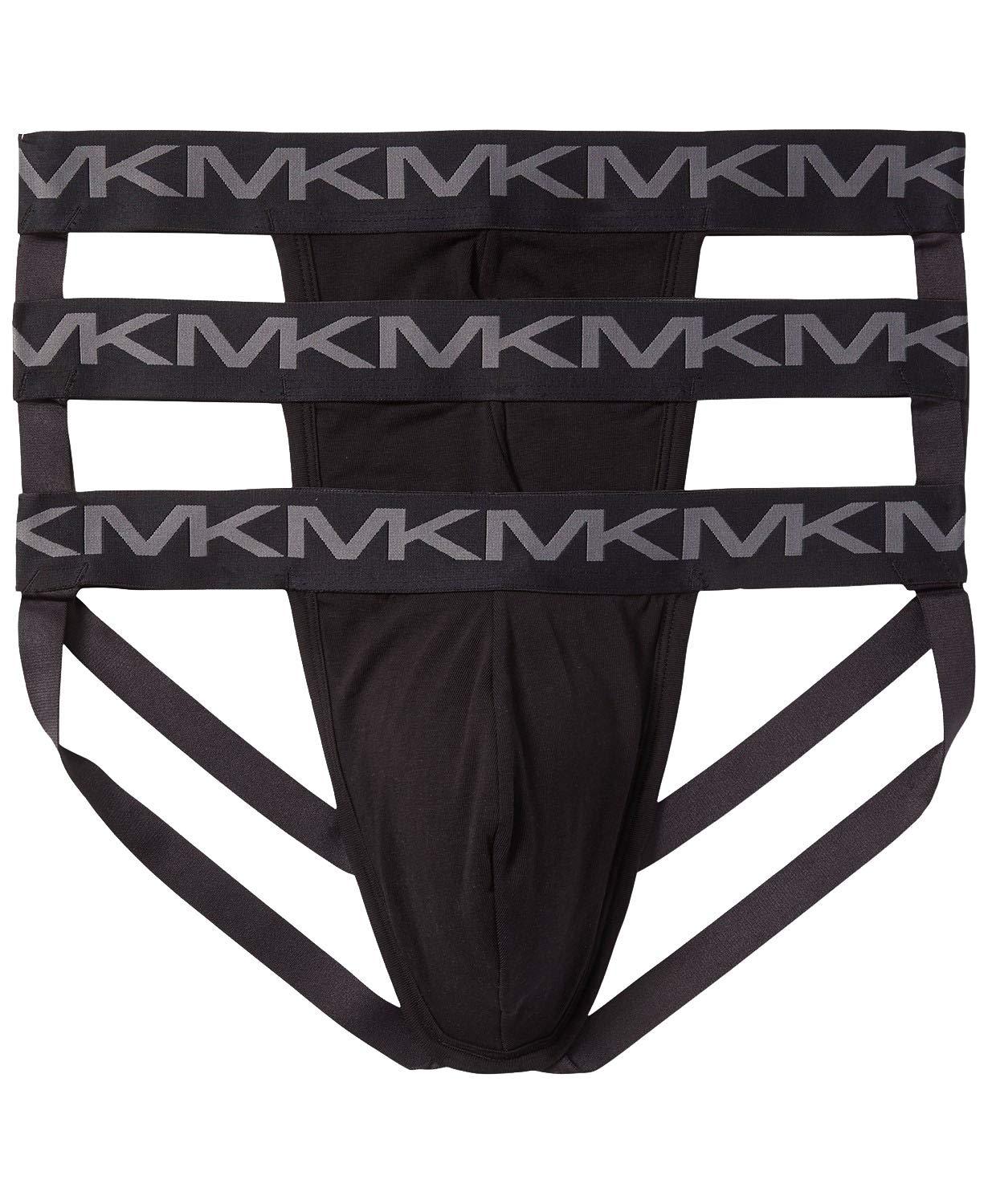 Michael Kors 3pk. Stretch Factor Jock Straps in Black for Men Lyst UK