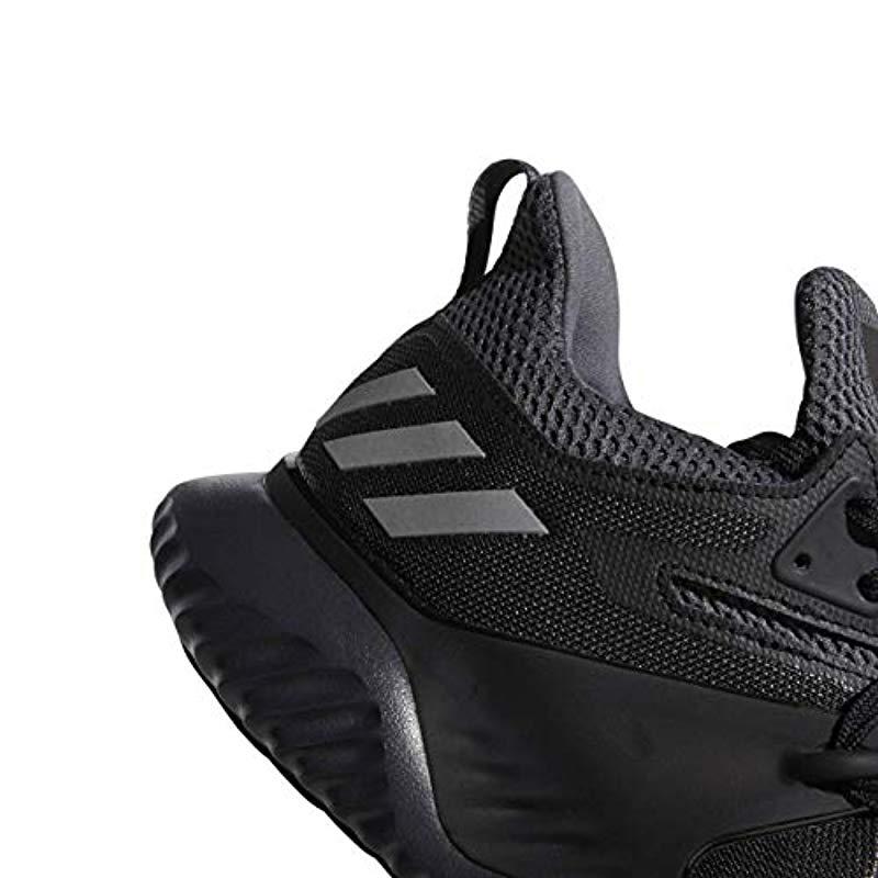 Adidas Alphabounce Beyond 2 Running Shoe In Black Silver Metallic Carbon Black For Men Lyst