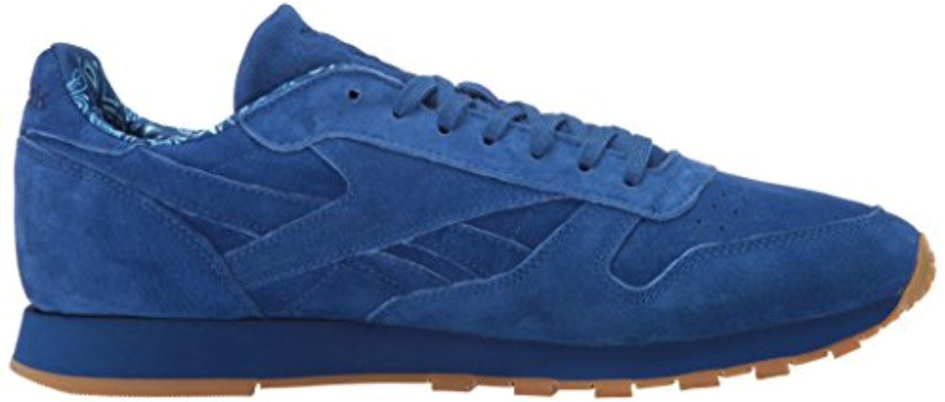 Reebok Classic Leather Tdc Fashion Sneaker in Blue for Men | Lyst