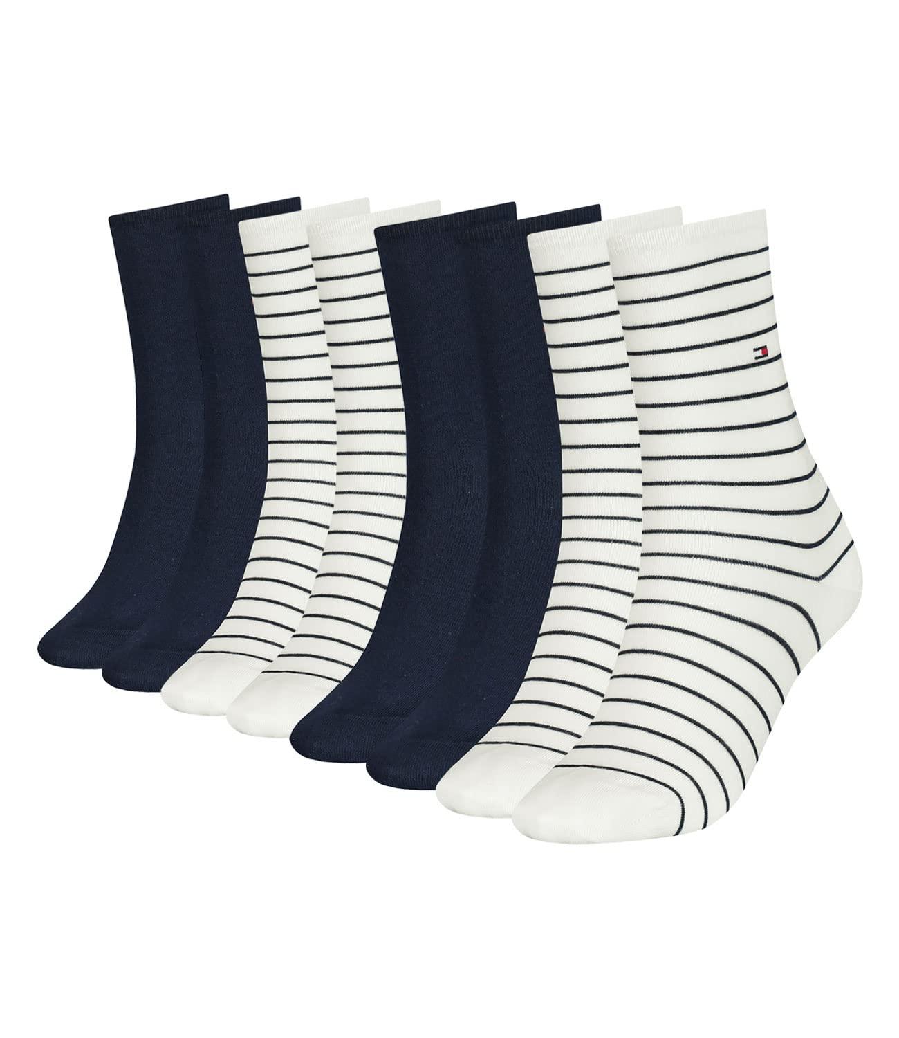 Tommy Hilfiger Paar Lyst Blau Small | Stripe 4 Socks Strümpfe in 100001494 DE