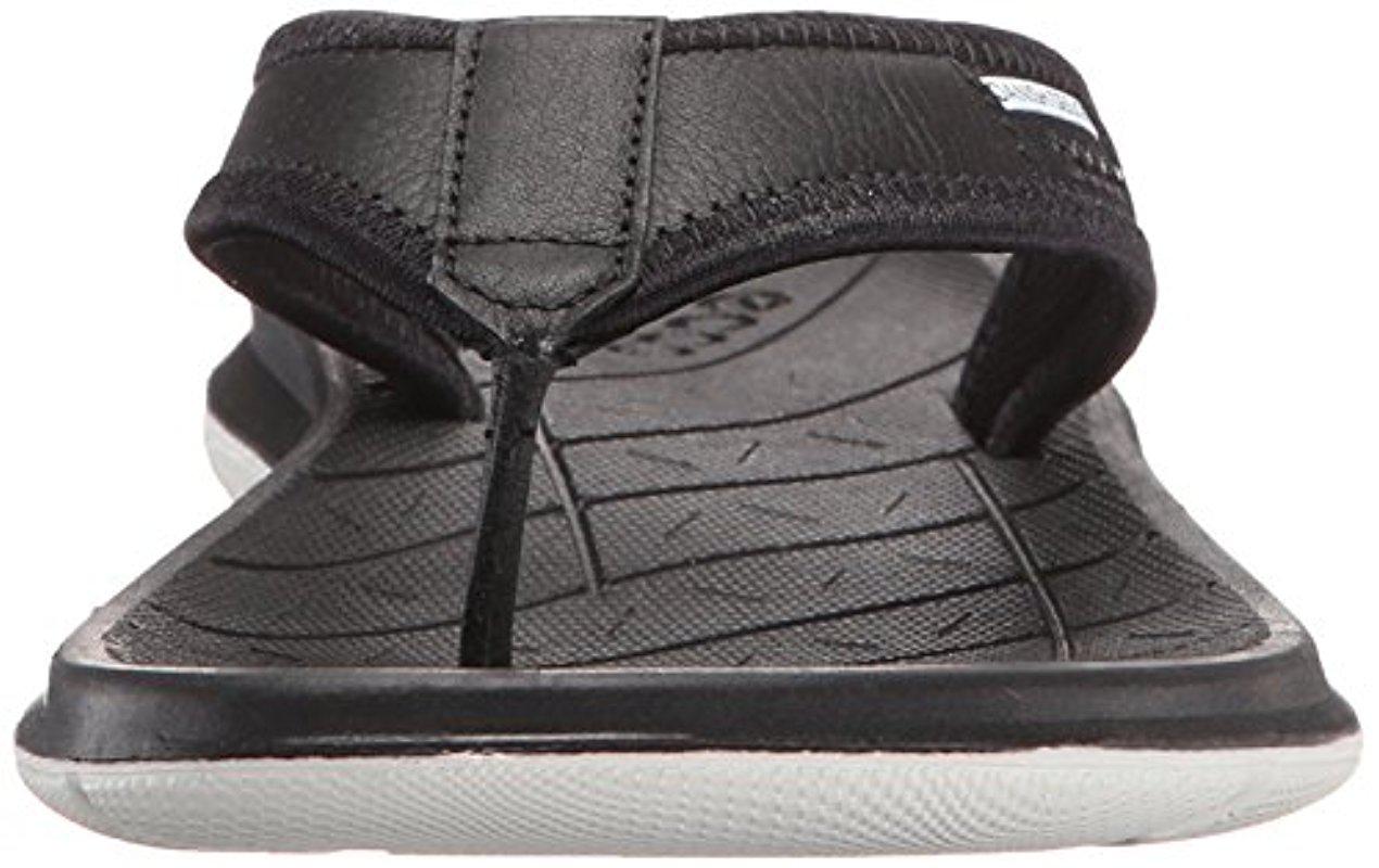 Ecco Toffel Thong in Black for Men Lyst