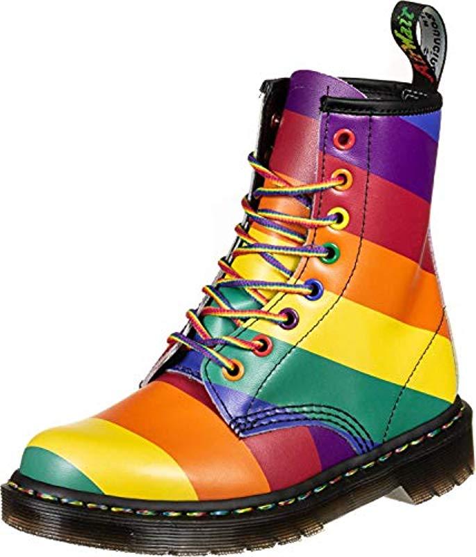 rainbow pride doc martens