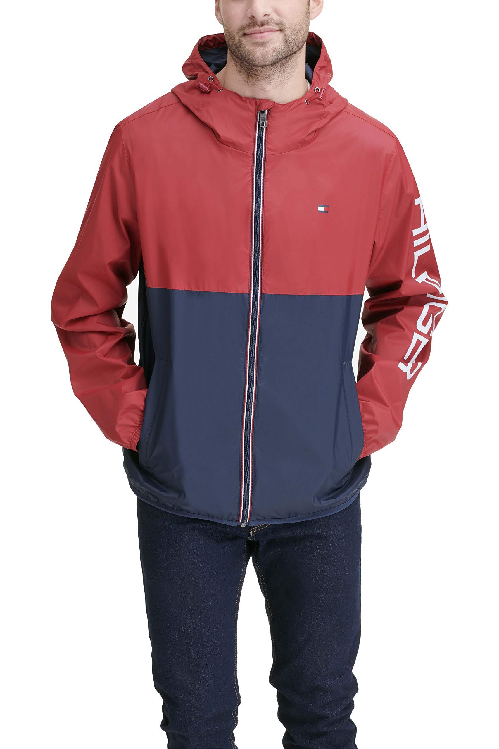 Tommy Hilfiger Synthetic Lightweight Active Water Resistant Hooded Rain
