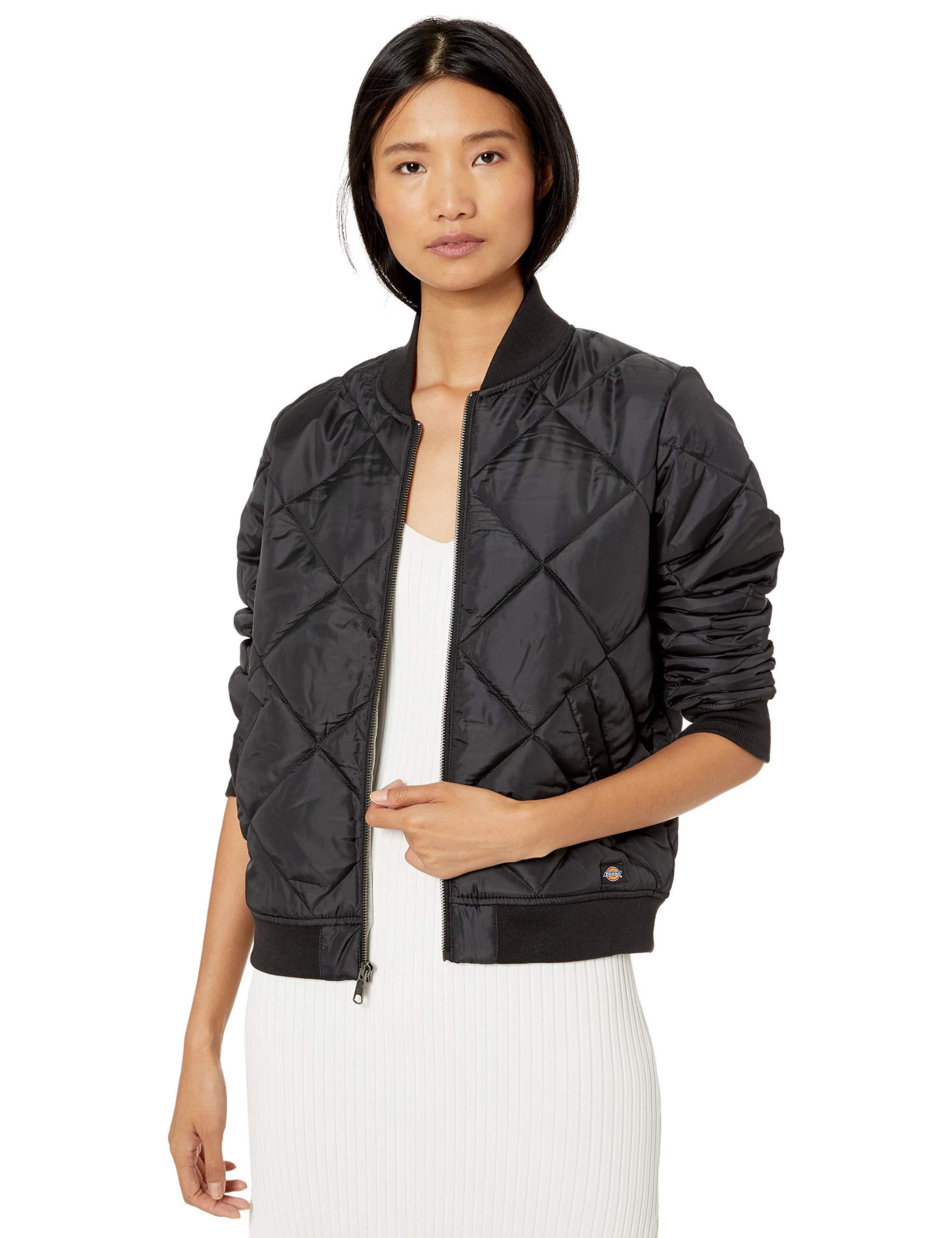 Dickies Synthetic Quilted Bomber Jacket in Deep Sky (Black) - Save 7% ...