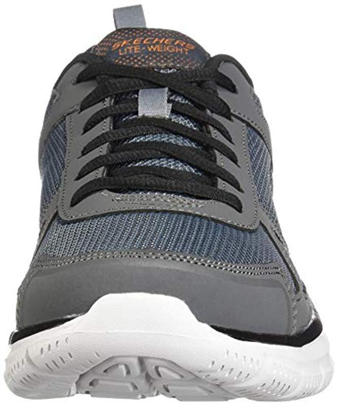 skechers men's track scloric oxford