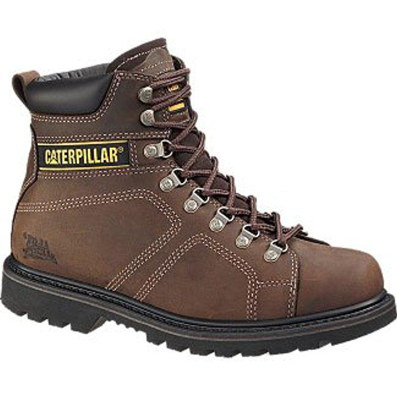 caterpillar boot laces brown