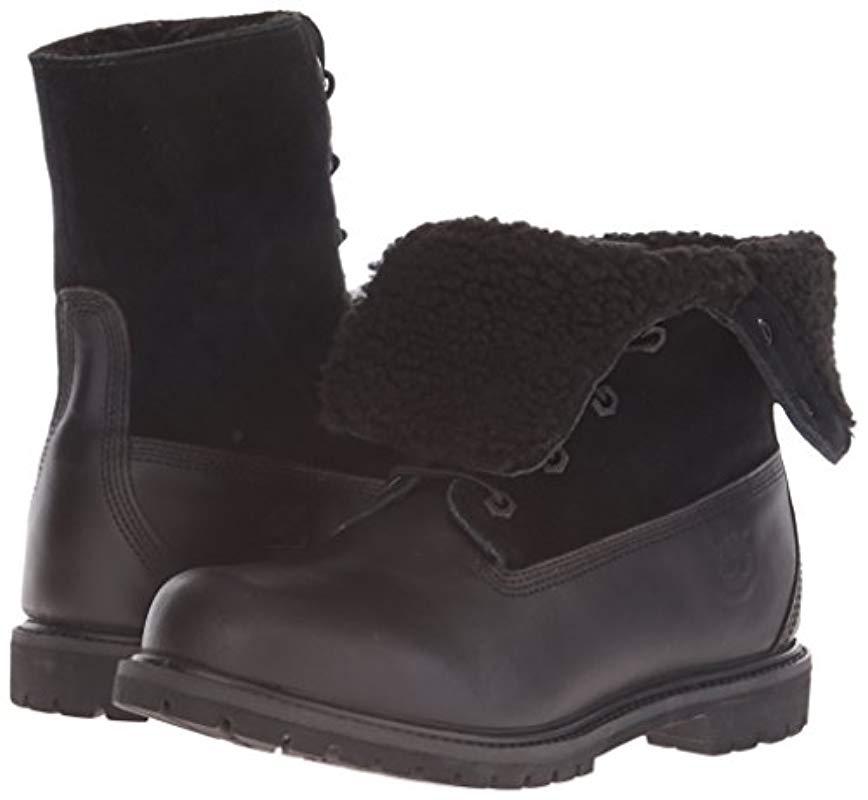 timberland teddy fleece boots black