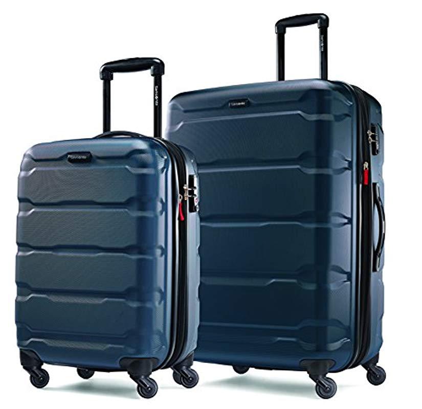 samsonite teal suitcase