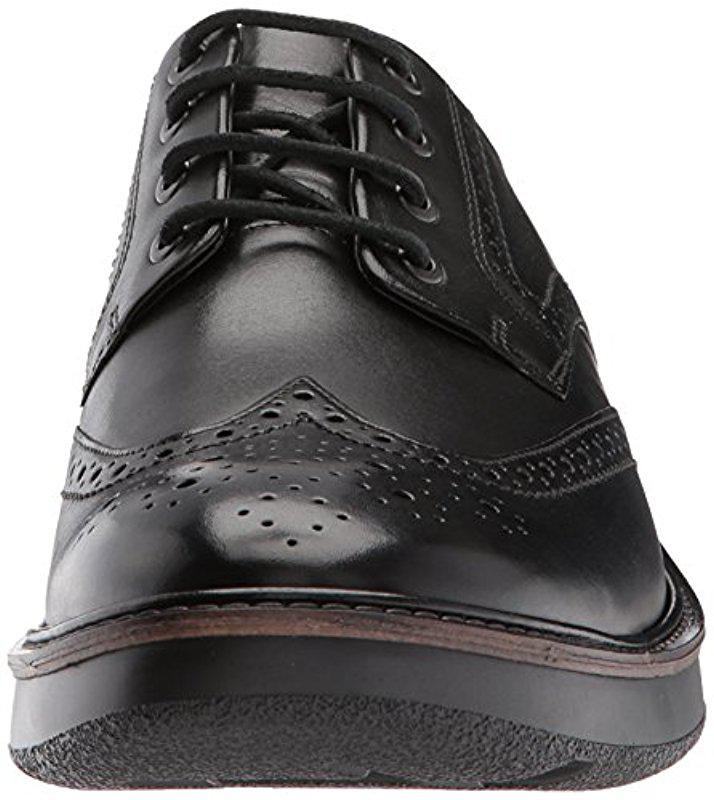 ecco lhasa brogue tie black