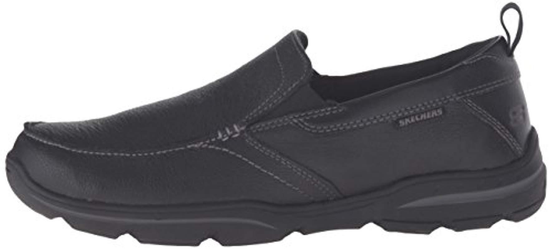skechers espadrilles hombre negro