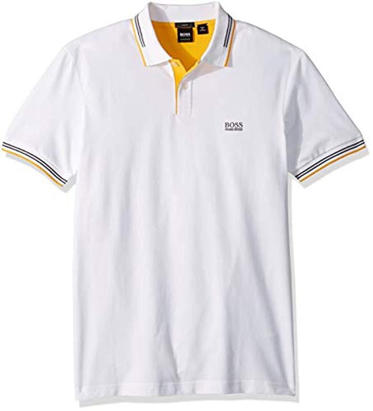 Hugo Boss Mens Paul Modern Essential Polo