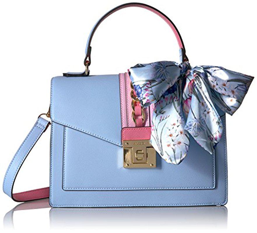ALDO Glendaa Top Handle Handbag in Light Blue (Blue) - Lyst